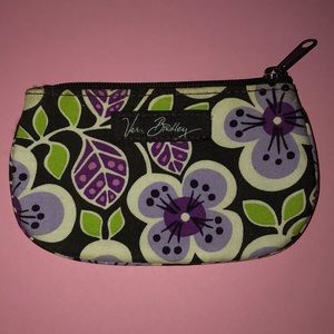 Vera Bradley floral change purse like new